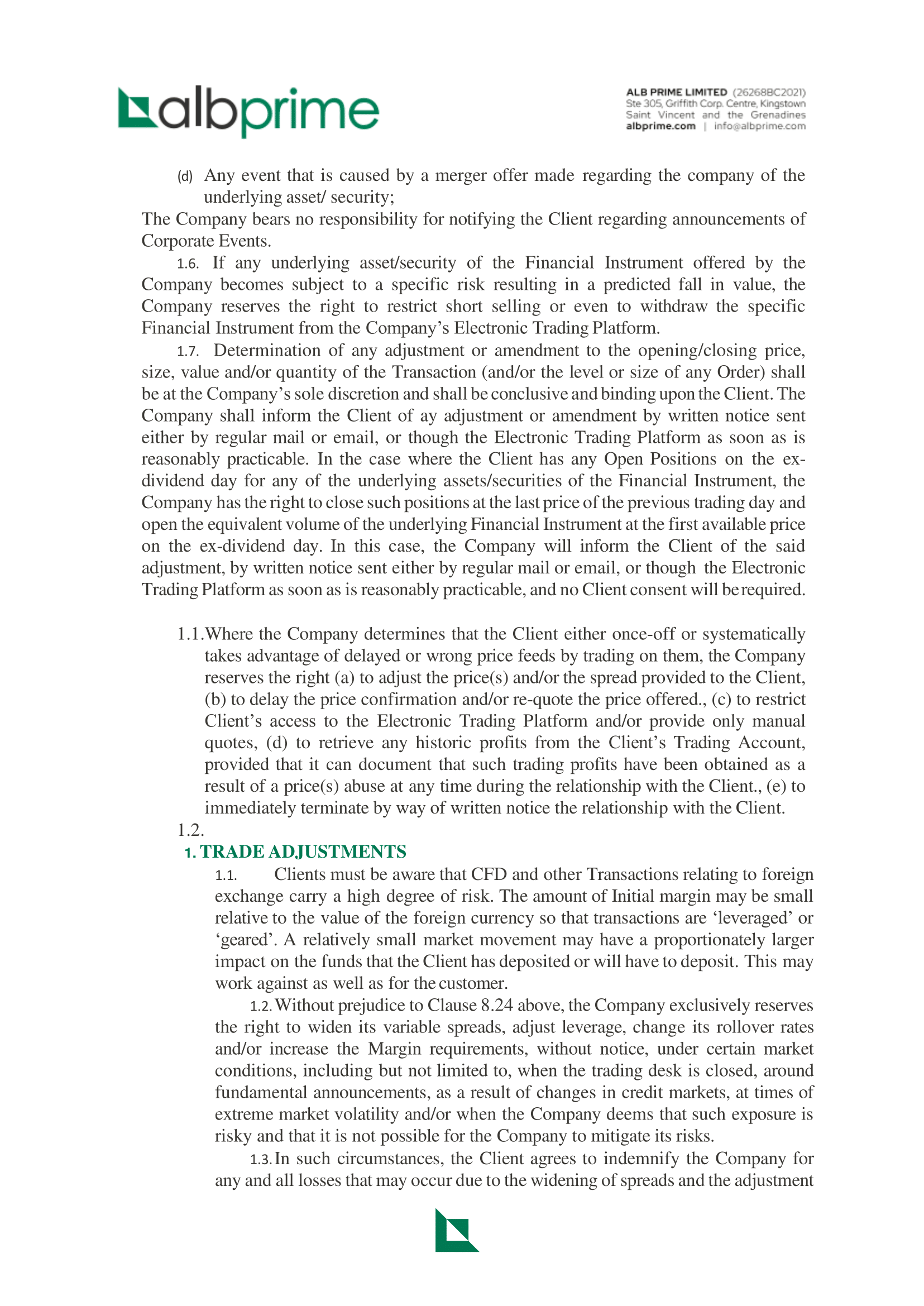 terms