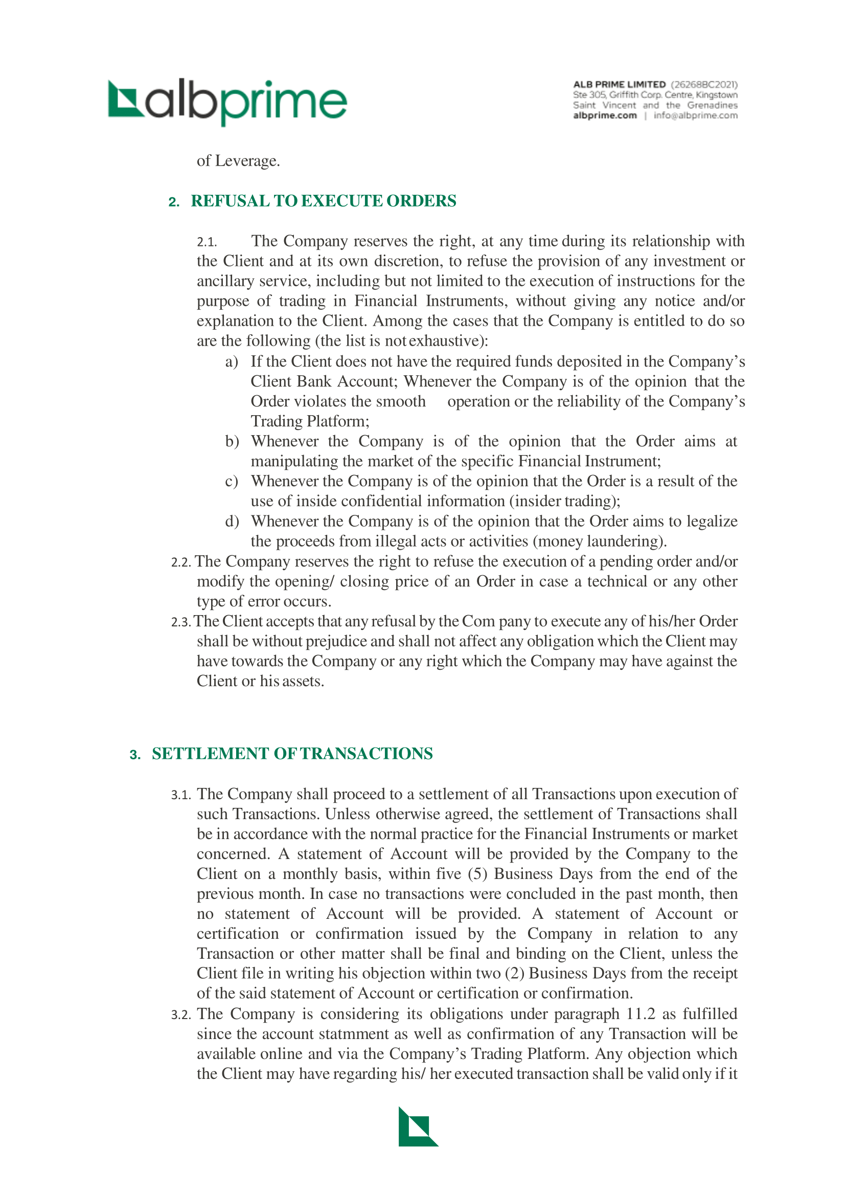 terms