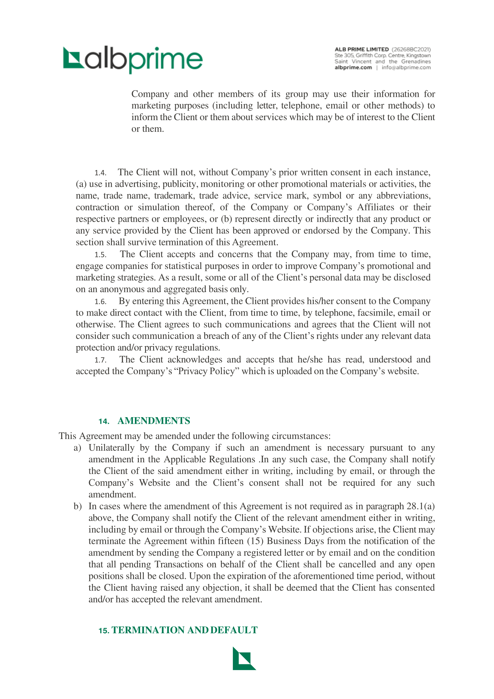 terms